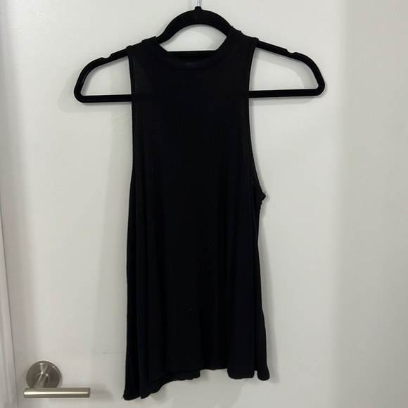 High neck black tank, size small - Picture 1 of 2